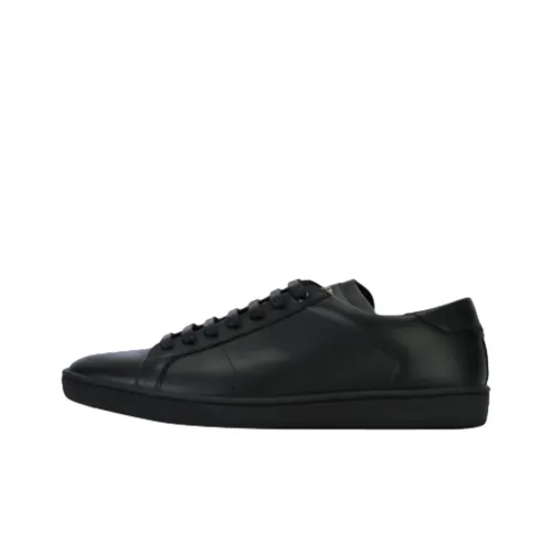 SAINT LAURENT Court Classic Low Скейтборд Кроссовки Мужские Черные