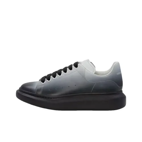 Alexander McQueen Oversized Sneaker Low Топ Кроссовки для скейтбординга Мужской Черный Белый