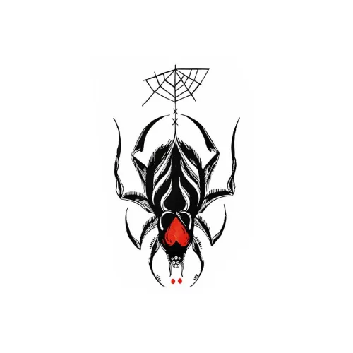 LIEJI Паук Web Многоцветный Tattoo Наклейка