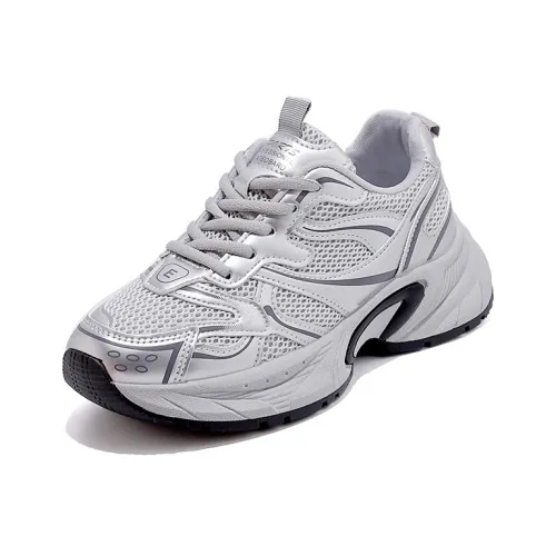 TAFN Износостойкий Дышащий Низкий Топ Casual Женский Серебряный Серый