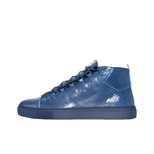 Balenciaga Arena High Топ Скейтборд Кроссовки Мужские Синие