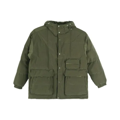 PUSH HZC Армейский зеленый Мужской Пуховик