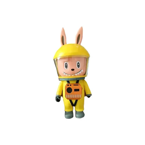 POP MART LABUBU Astronaut Желтая Коллекционная Фигурка 15см