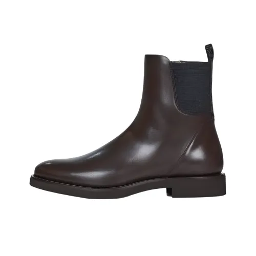 BRUNELLO CUCINELLI Ботильоны Женские Темно-коричневый