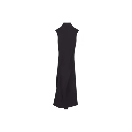 Lanvin Черные Женские Платья без рукавов