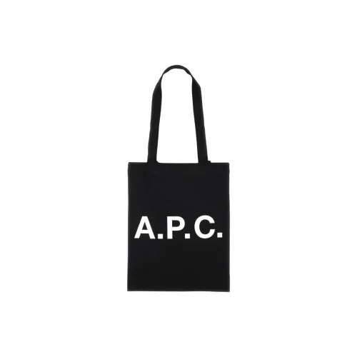 A.P.C Хлопок Тоут Сумка Сумка для покупок Сумка Мужская Черная