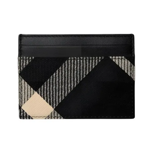 Burberry Хлопок Держатель для карт Мужской Черный и Калико