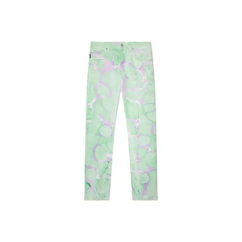 VERSACE Зеленый Мужской Джинсы