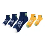 5 пар [Жёлтый + Жёлтый + Тёмно-синий + Тёмно-синий + Тёмно-синий]