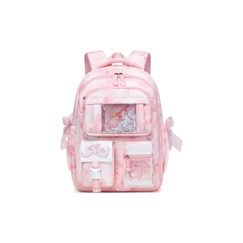 SNOOPY Полиэстер Материал Elementary School Student Backpack Детский Розовый Синий Фиолетовый