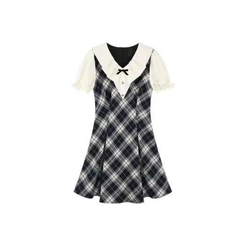 PLAY BUSH Короткий рукав Платье Женское