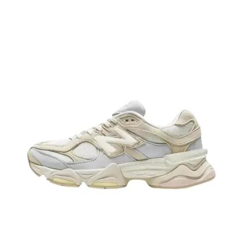 New Balance NB 9060 Устойчивые к истиранию низкие беговые кроссовки для мужчин цвет экрю