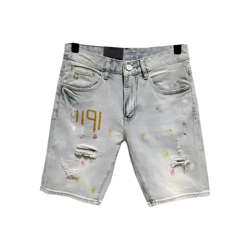 GEOGRE ALEX Blue Men's Denim Shorts GEOGRE ALEX Синий Мужские Джинсовые Шорты