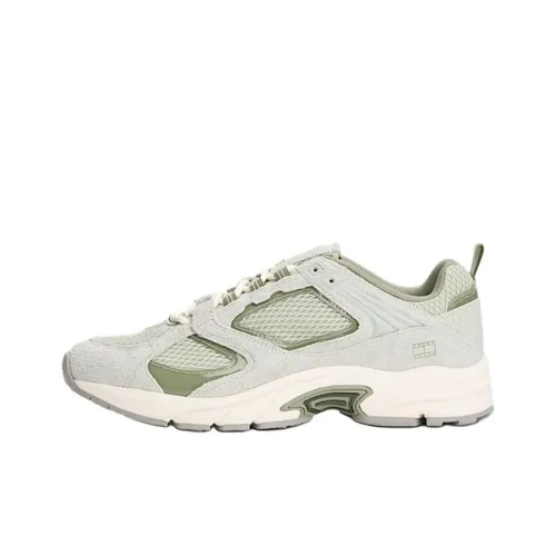 Tommy Hilfiger Tommy Jeans Низкий Топ Повседневная Обувь Мужская Шалфейно-Зеленый