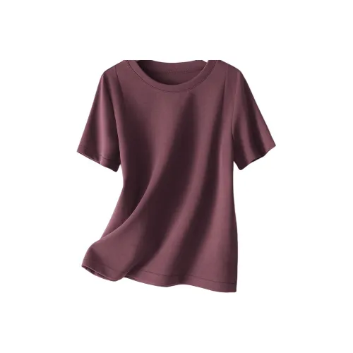 IHIMI T-рубашка Женская Малиновый Красный