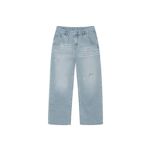 PSO Brand Светло-синие Унисекс Джинсы