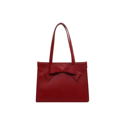 PINK·LAND ПУ (полиуретан) Сумка через плечо Стандартная Женская Красная