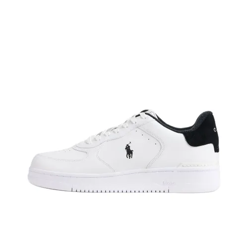 Polo Ralph Lauren Masters Low Top Скейтборд Кроссовки Мужские Белые и Черные