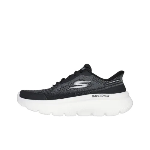 Skechers WOMEN'S GO WALK Поддерживающий и Эластичный Низкий Топ Casual Женский Черный Белый