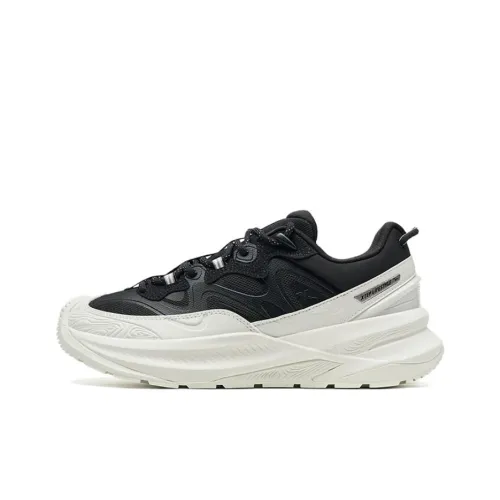 XTEP Амортизаторы Устойчивые к истиранию Низкий Топ Повседневный Мужской Черный Остается Белый Серый