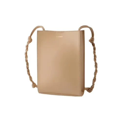 JIL SANDER Телячья кожа Кожа Сумка на плечо Средний Женский Светло-желтый