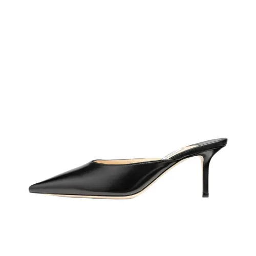 Jimmy Choo Rav Домашние тапочки 6,5 см Женские Черные