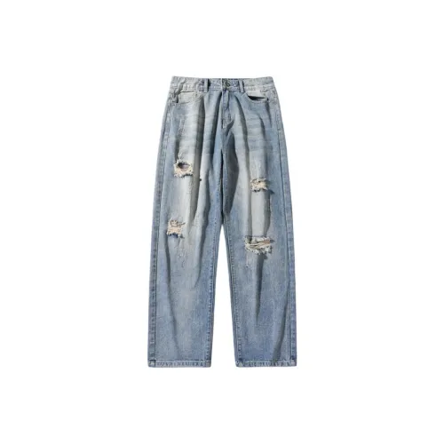 ZAZN Синие Унисекс Джинсы