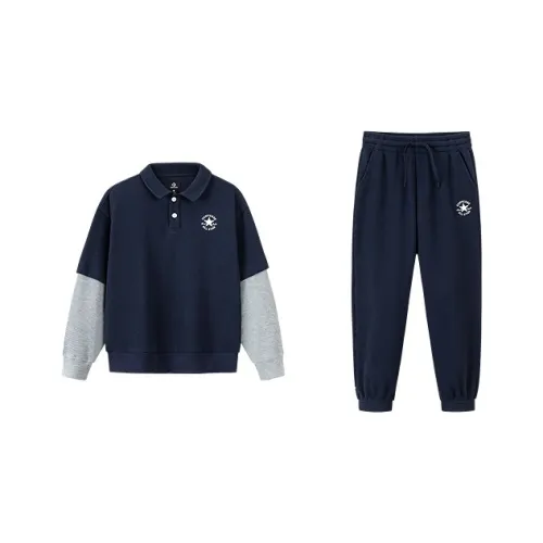 Конверс Повседневная Спортивная Одежда 2 Предмета Комплект для Детей Возрастом 3-7 Лет