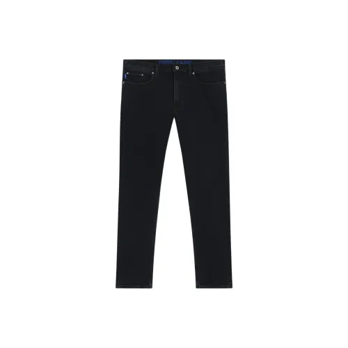 Hugo Boss Темно-синие мужские джинсы