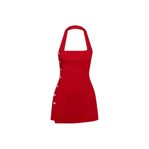 Frankies Bikinis Red Женские Слиплатья