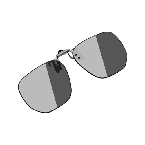 MUYKUY Металл Прямоугольный Стекло Нижняя заколка On Линзы Унисекс