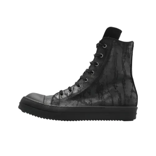 Rick Owens DRKSHDW Hollywood High Топ Кеды Мужской Черный