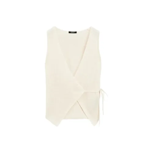 Massimo Dutti Ванильные Женские Майки