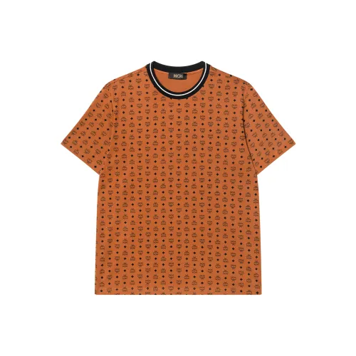 MCM Красный Коричневый Мужская T-Рубашка