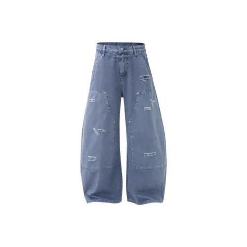 51XXHA Синие Унисекс Джинсы