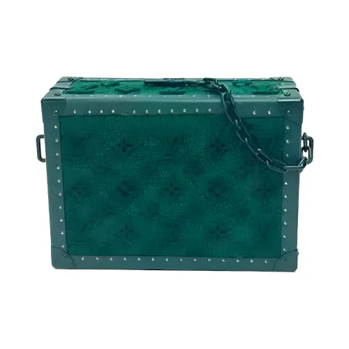 LOUIS VUITTON Клатч Bo Полиэстер Коробка Сумка через плечо Мужская Зеленая