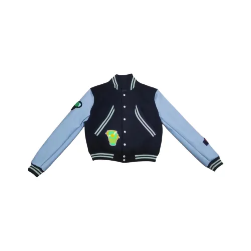 WHELVE Синий Унисекс Бейсбольные Джерси