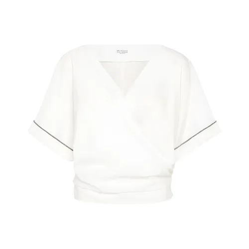 Brunello Cucinelli Белые Женские Рубашки T