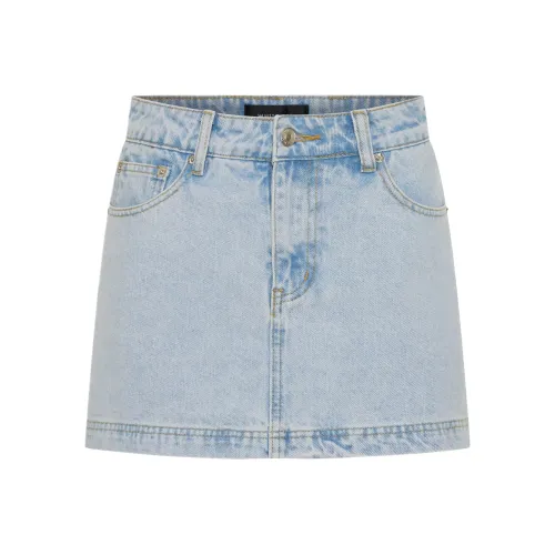 WHITE FOX Все Ваши Проблемы Джинсовые Шорты-юбка Ледниковый Джинсовые Короткие Юбки Женские