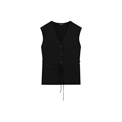 Massimo Dutti Черные Женские Майки