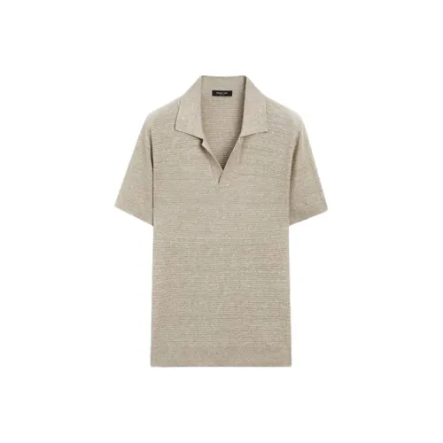 Massimo Dutti Коричневая Мужская Поло