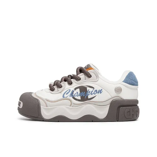 Champion Low Sugar Пухлые туфли Balance Low Топ Кроссовки для скейтбординга Мужской Молочный белый Кофейное зерно Серый