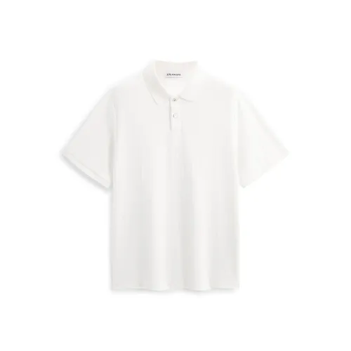 PEACEBIRD MEN 3D Жаккард Трикотажная ткань Короткий рукав Поло Мужской