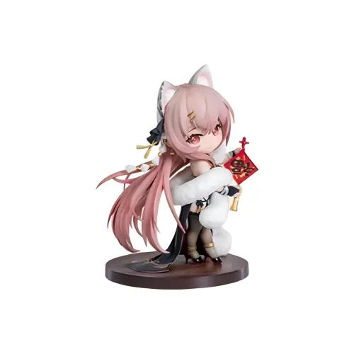 LUMINGSHIJIE Девушки на линии фронта Pascal Willow Green Collection Облако Карта Проект Тиби Фигурка Мерч по IP