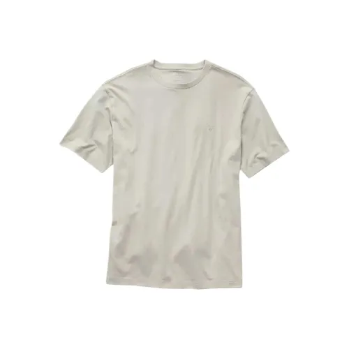 AMERICAN EAGLE Светло-серый/Хаки/Оливково-зеленый Мужские T-рубашки
