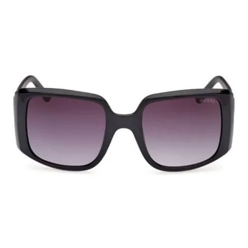 GUESS Ацетат Квадратные Солнцезащитные Очки Женские Черные