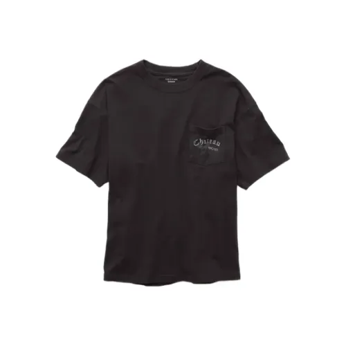 AMERICAN EAGLE Черная унисекс футболка