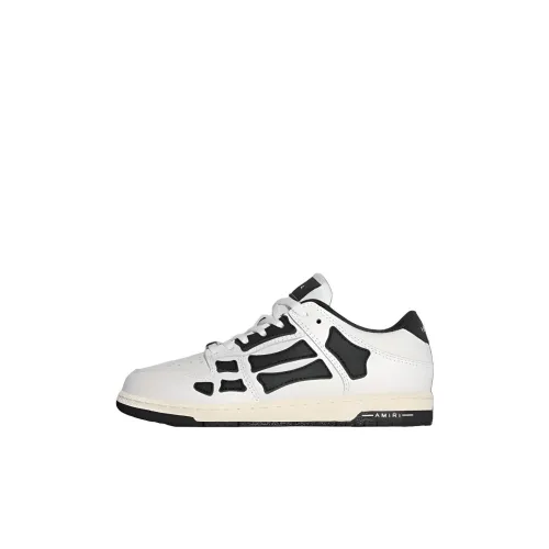 AMIRI Skel Топ Низкий Топ Детские Скейтбординги Белый Детский