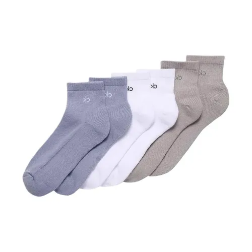 Calvin Klein 6 пар 2 серых + 2 белых + 2 синих мужские носки MID до икры