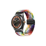 Радужный, Вязаные ткани, Нейлон, Новинка, Магнитная застежка, Ремень